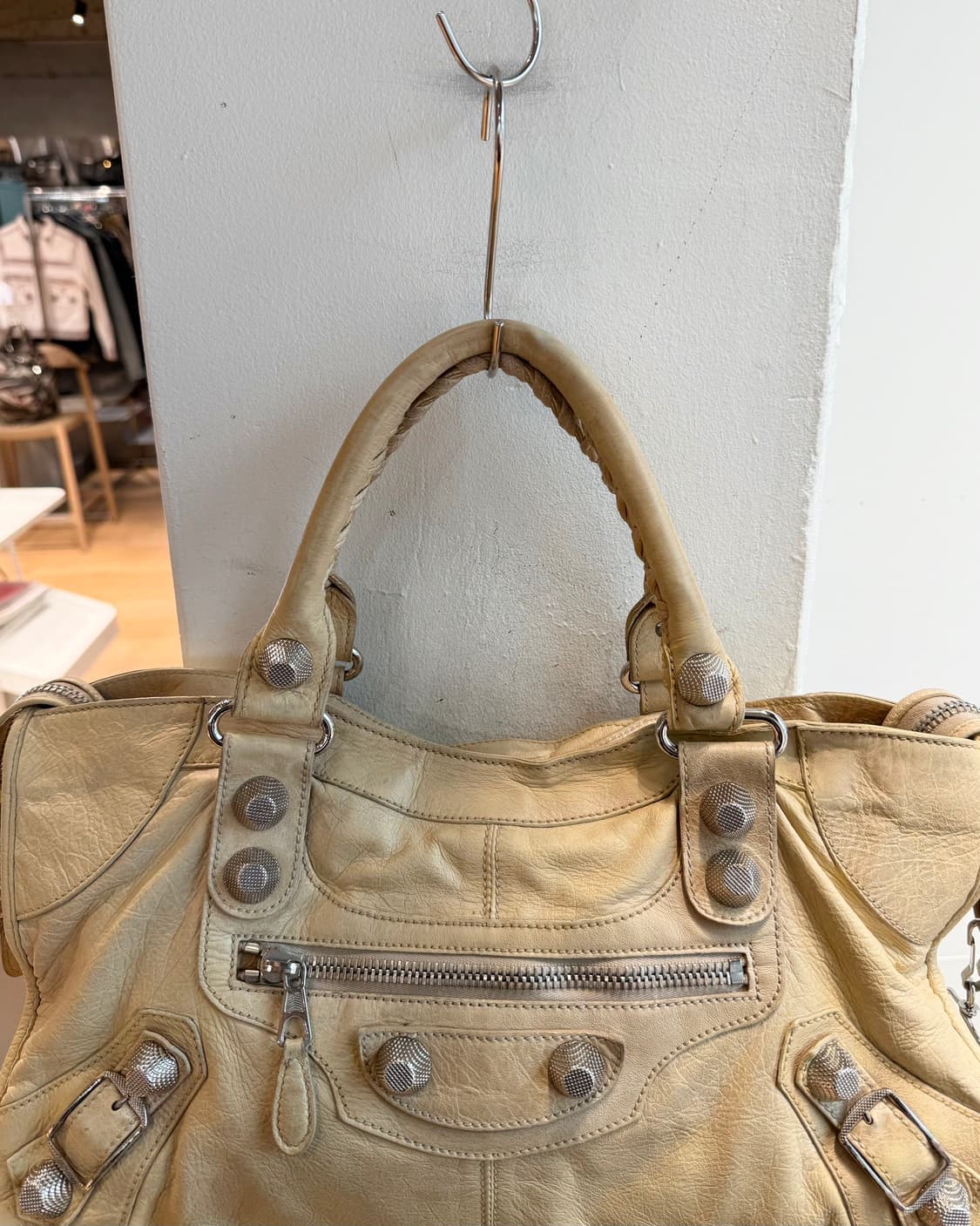 발렌시아가 옐로우 시티 모터백 상품이미지3