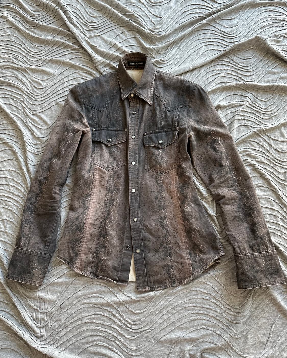“5351  pour less hommes” python shirts 상품이미지1