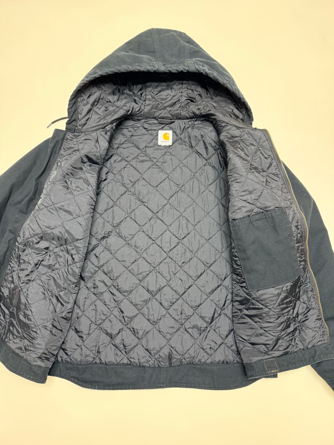 칼하트 덕다운 액티브 후드 워크자켓 검정 상품이미지6