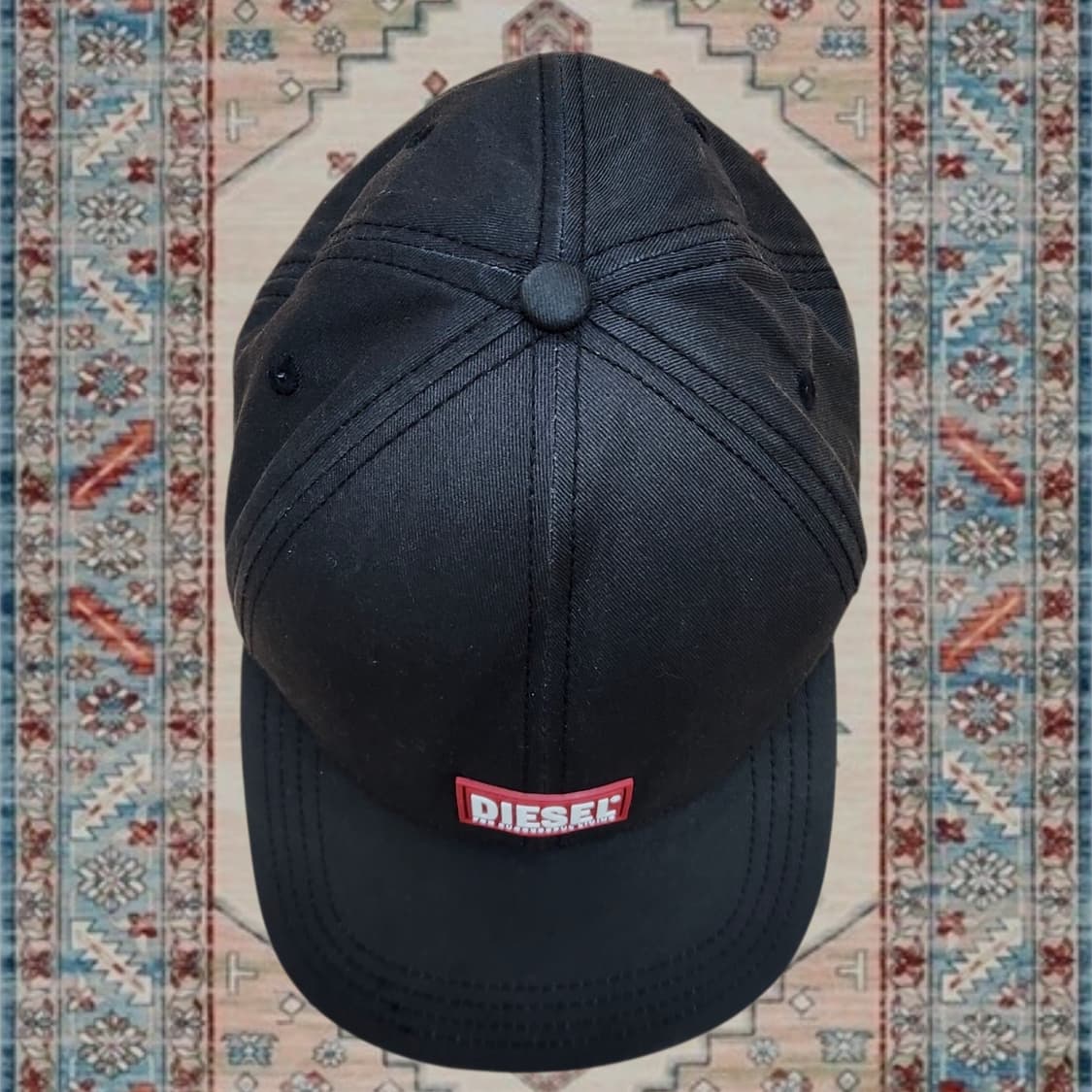 DIESEL 디젤 블랙 로고 볼캡 Free size - 착샷 o 상품이미지2