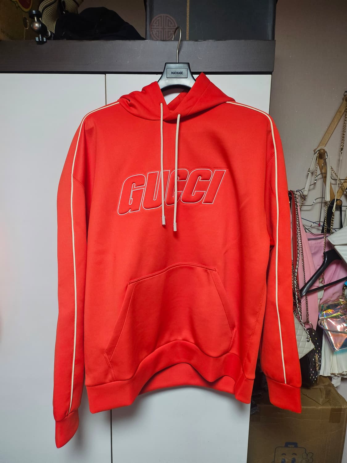 구찌 오렌지 후드 새상품 L 95~100 상품이미지1