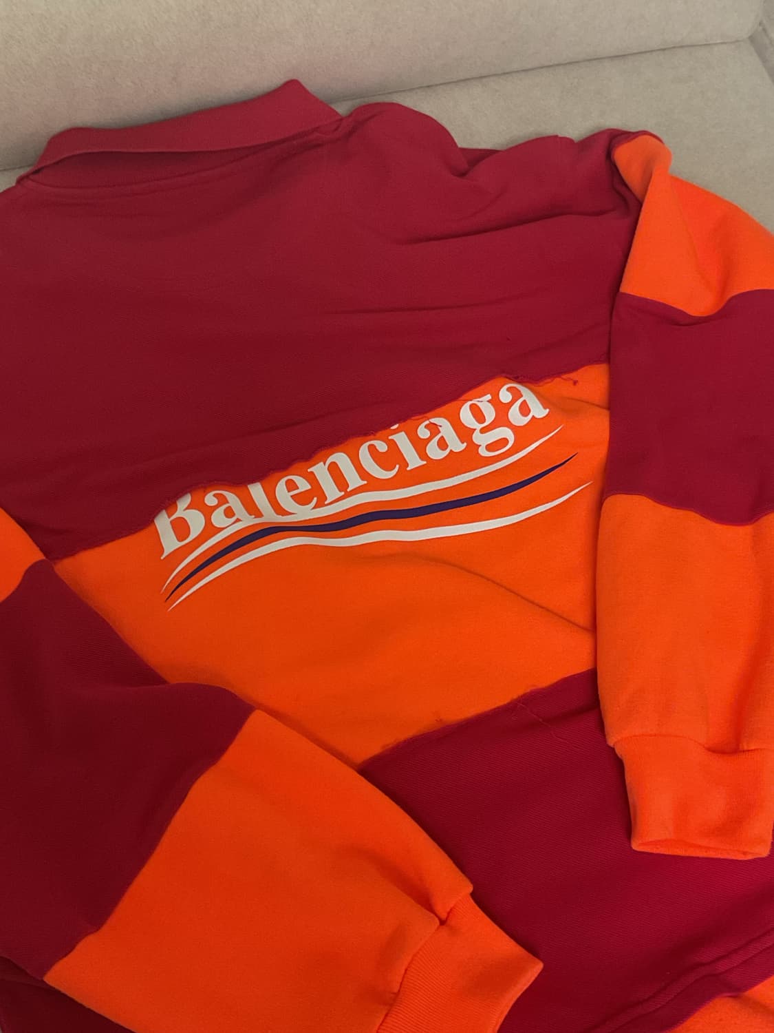 Balenciaga Oversized cutting 폴로티 (백화점택) 상품이미지2