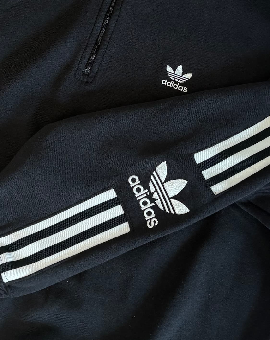 adidas 아디다스 불꽃 오버핏 하프 집업 상품이미지2