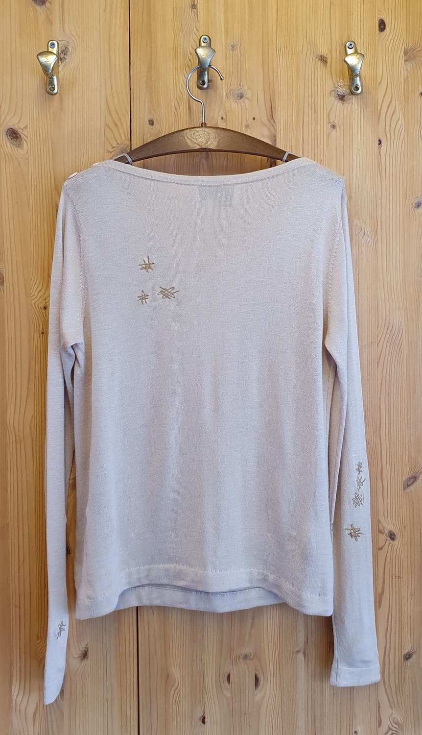 55.3.1 필립림 와이드라운드 니트블라우스  상품이미지3