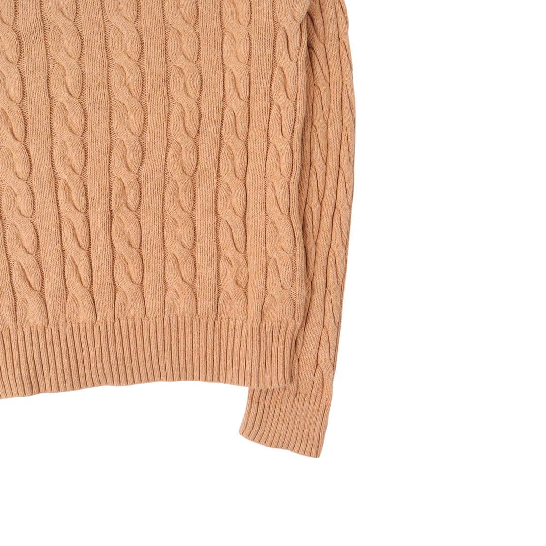 폴로 랄프로렌 신형 QR 베이지 코튼 케이블 니트 상품이미지4