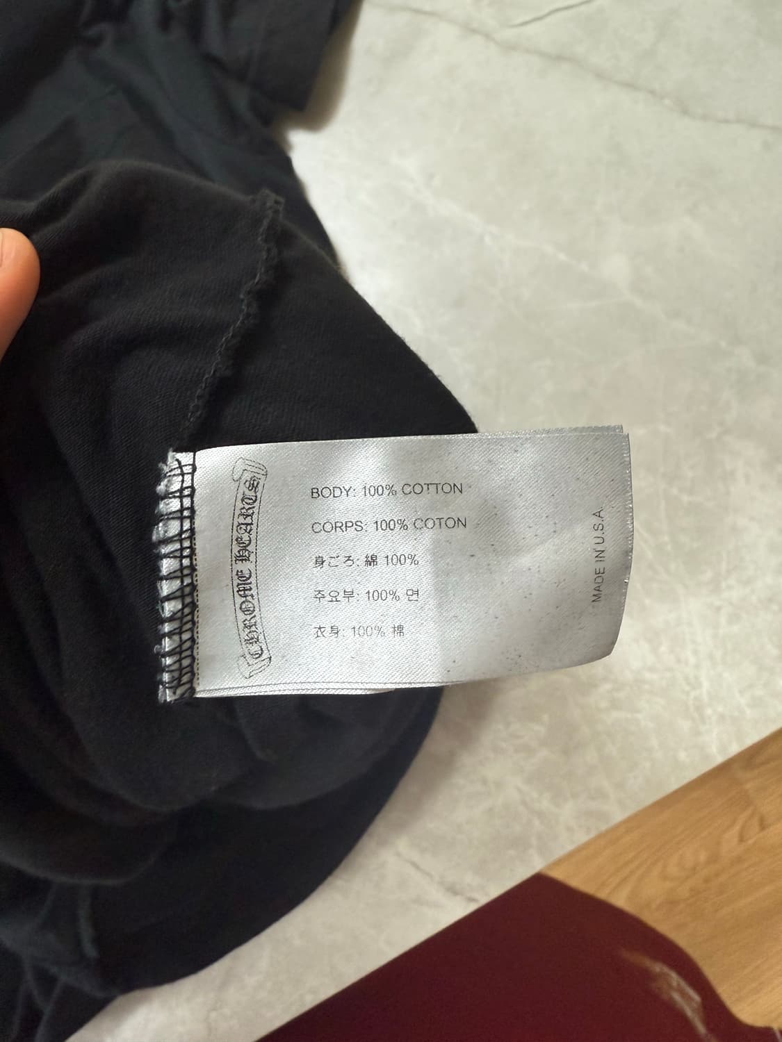 크롬하츠 코리아 홀스슈 티셔츠 s사이즈 상품이미지5