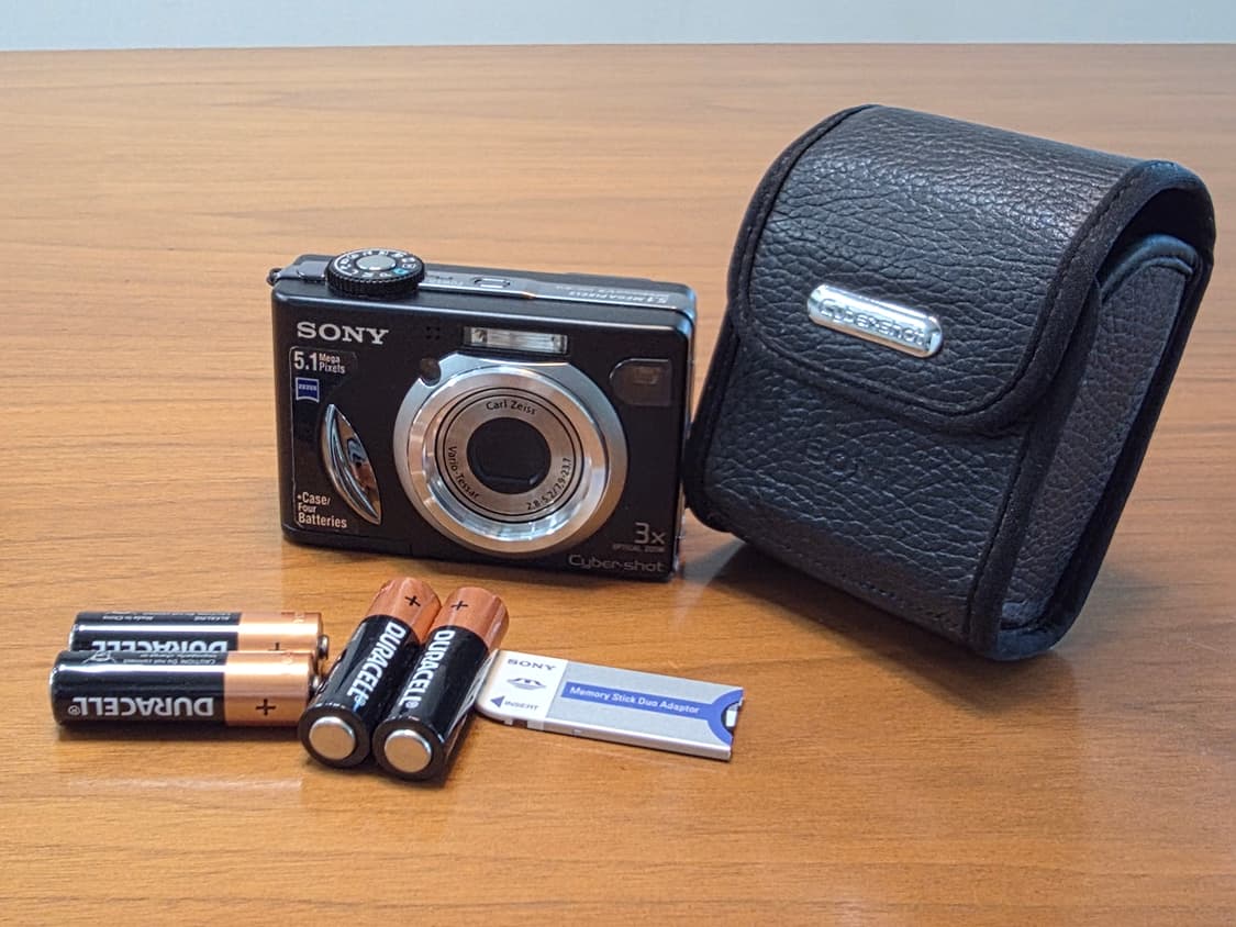 소니 사이버샷 DSC-W5 빈티지디카 상품이미지3