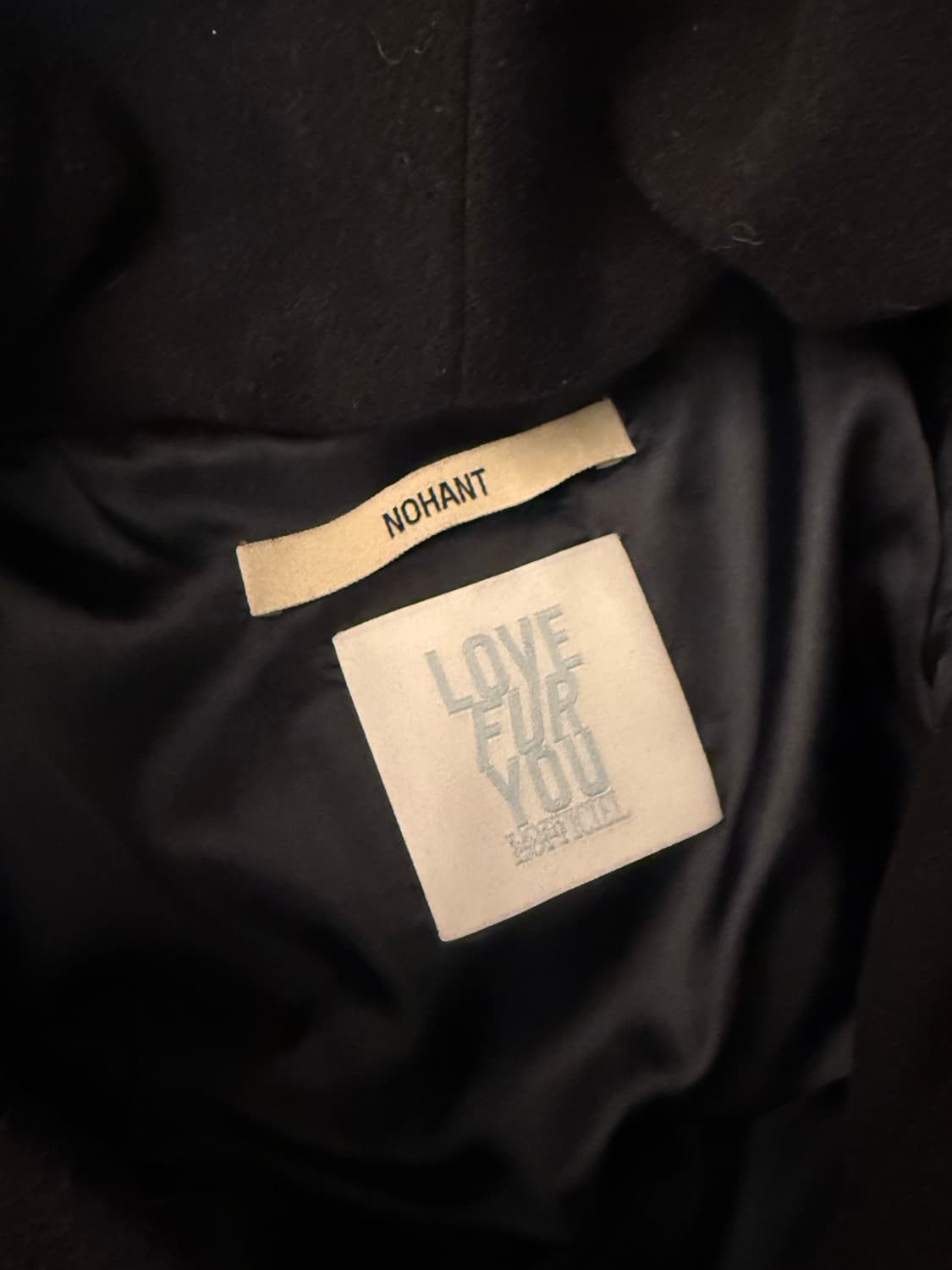 노앙 faux fur후드 OS (한정판) 상품이미지4