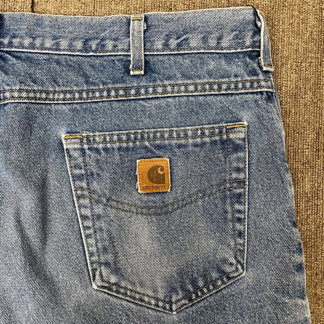  (40) Carhartt 칼하트 컷오프 데님 반바지  상품이미지4