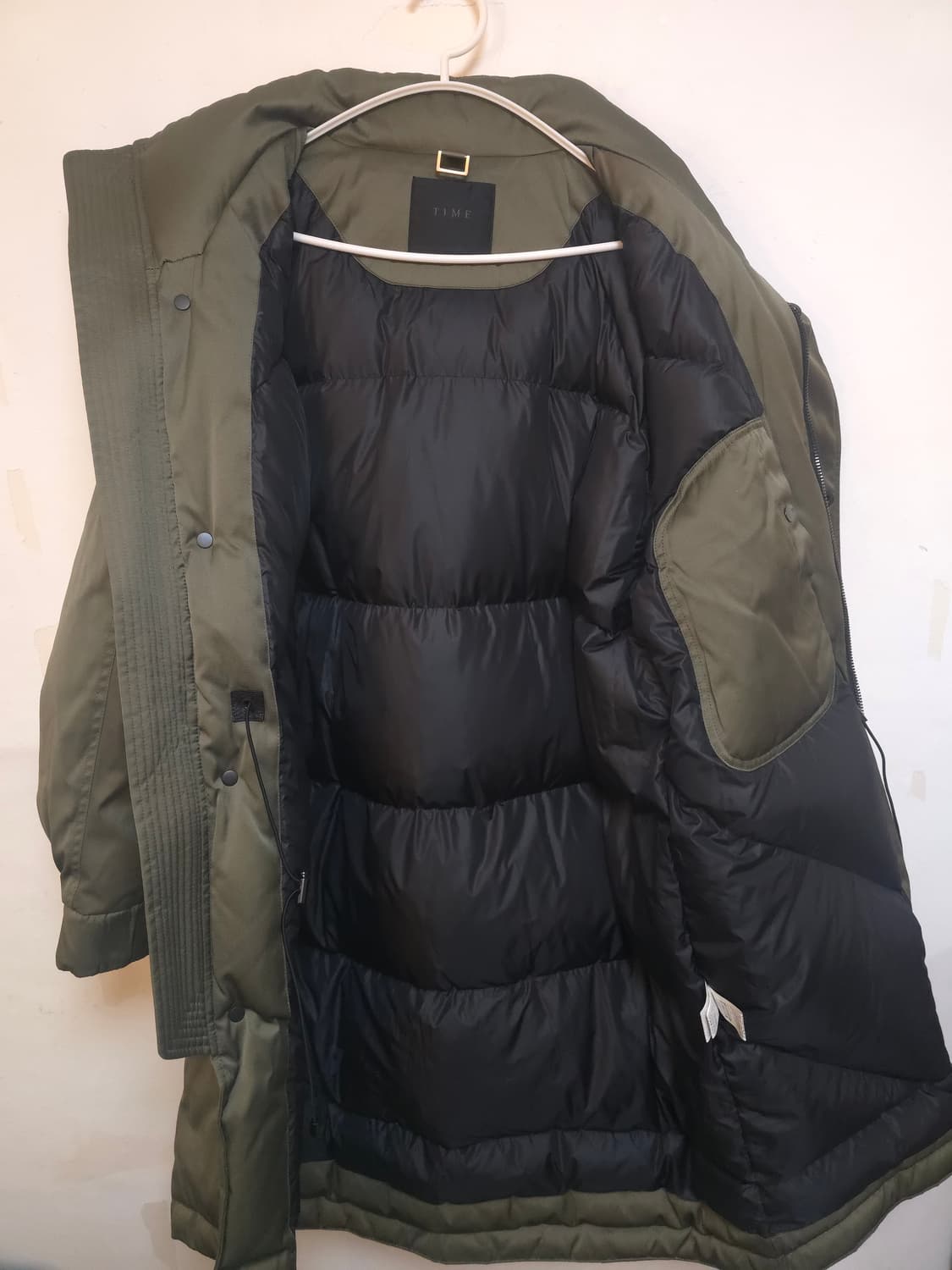 TIME 남성 카키 구스다운 점퍼 95 (100~110) 새상품 상품이미지5