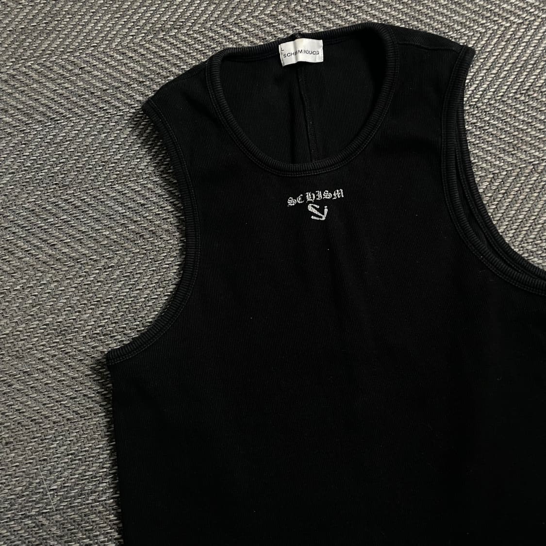 스키즘 인듀싱 로고 디테일 머슬 탑 슬리브리스y 4605 상품이미지4