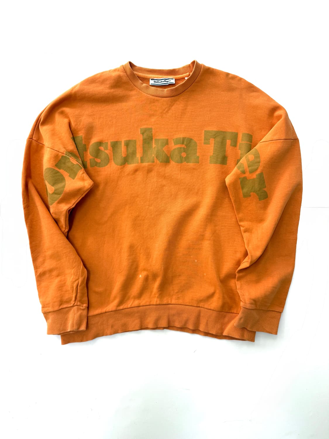 오니츠카타이거 빅로고 오버핏 맨투맨 상품이미지1