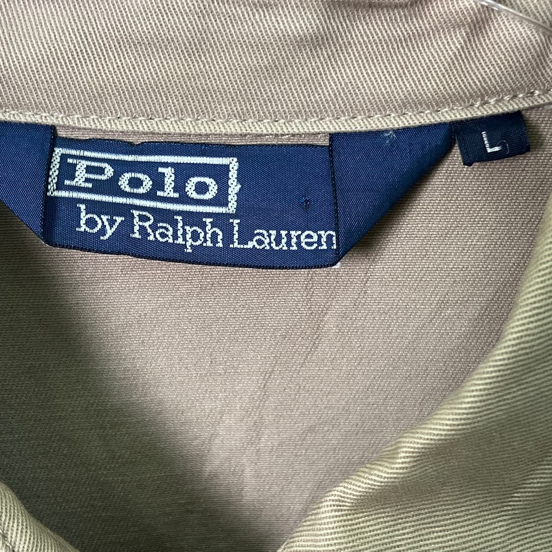 폴로 랄프로렌 베이지 베이포트 블루종 자켓 L 상품이미지3