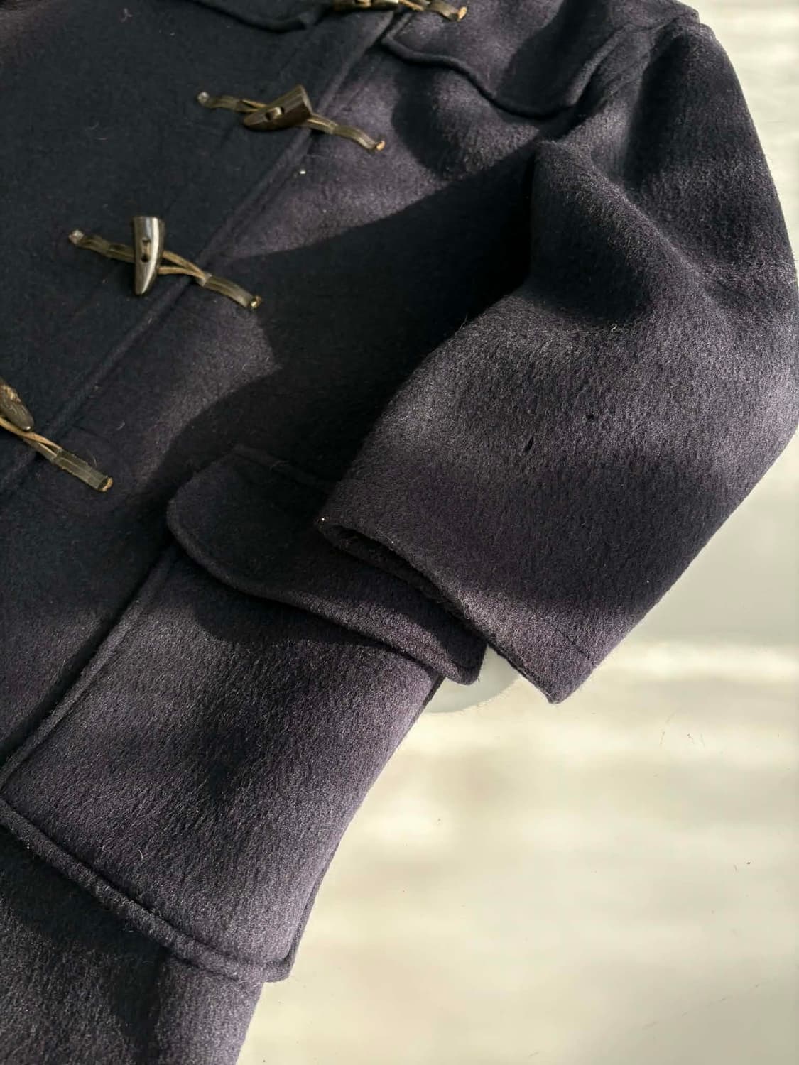 버버리 네이비 울 더플 코트 상품이미지7