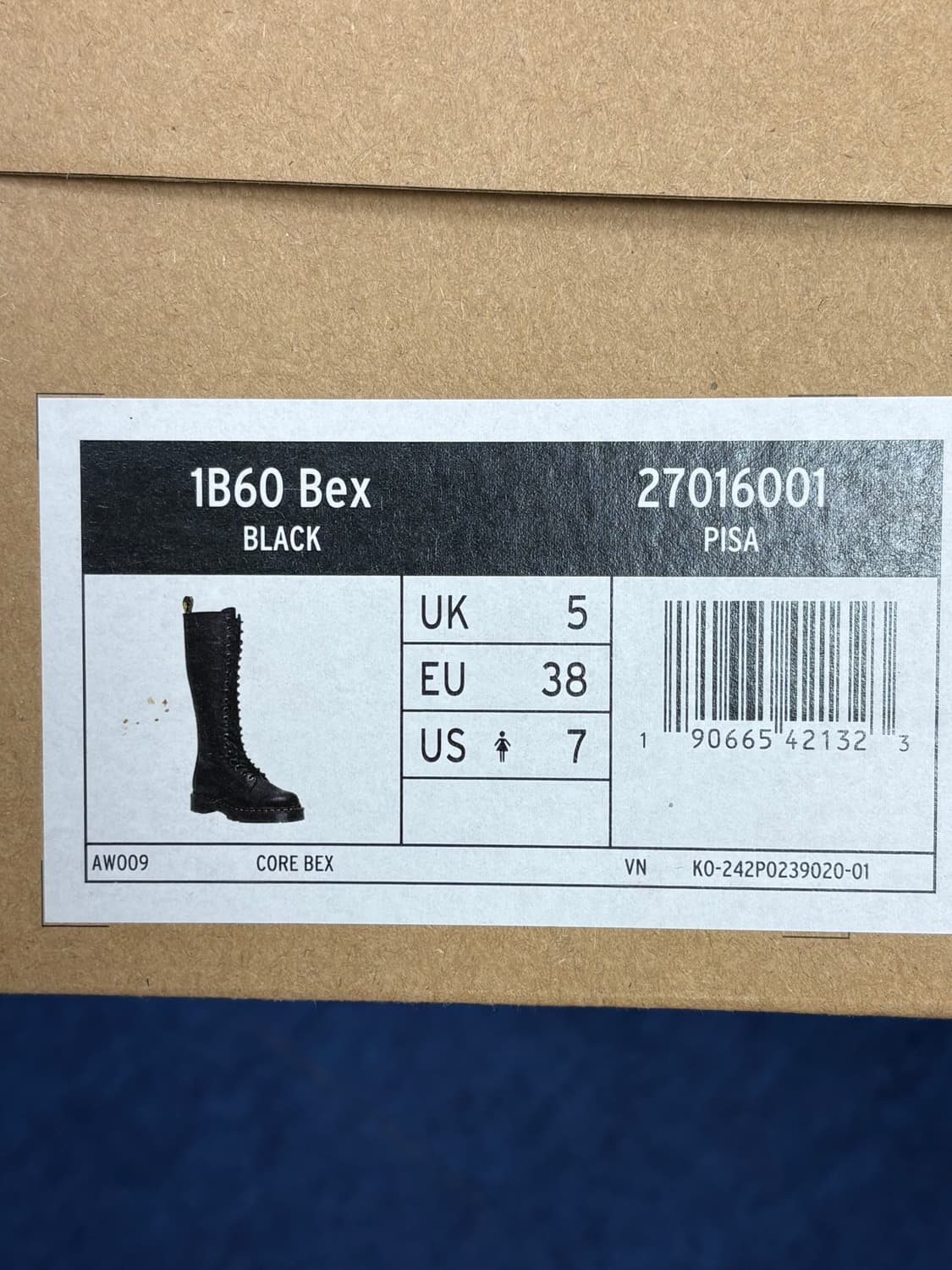 닥터마틴 1b60 벡스 240 245 250 EU38 20홀 상품이미지8