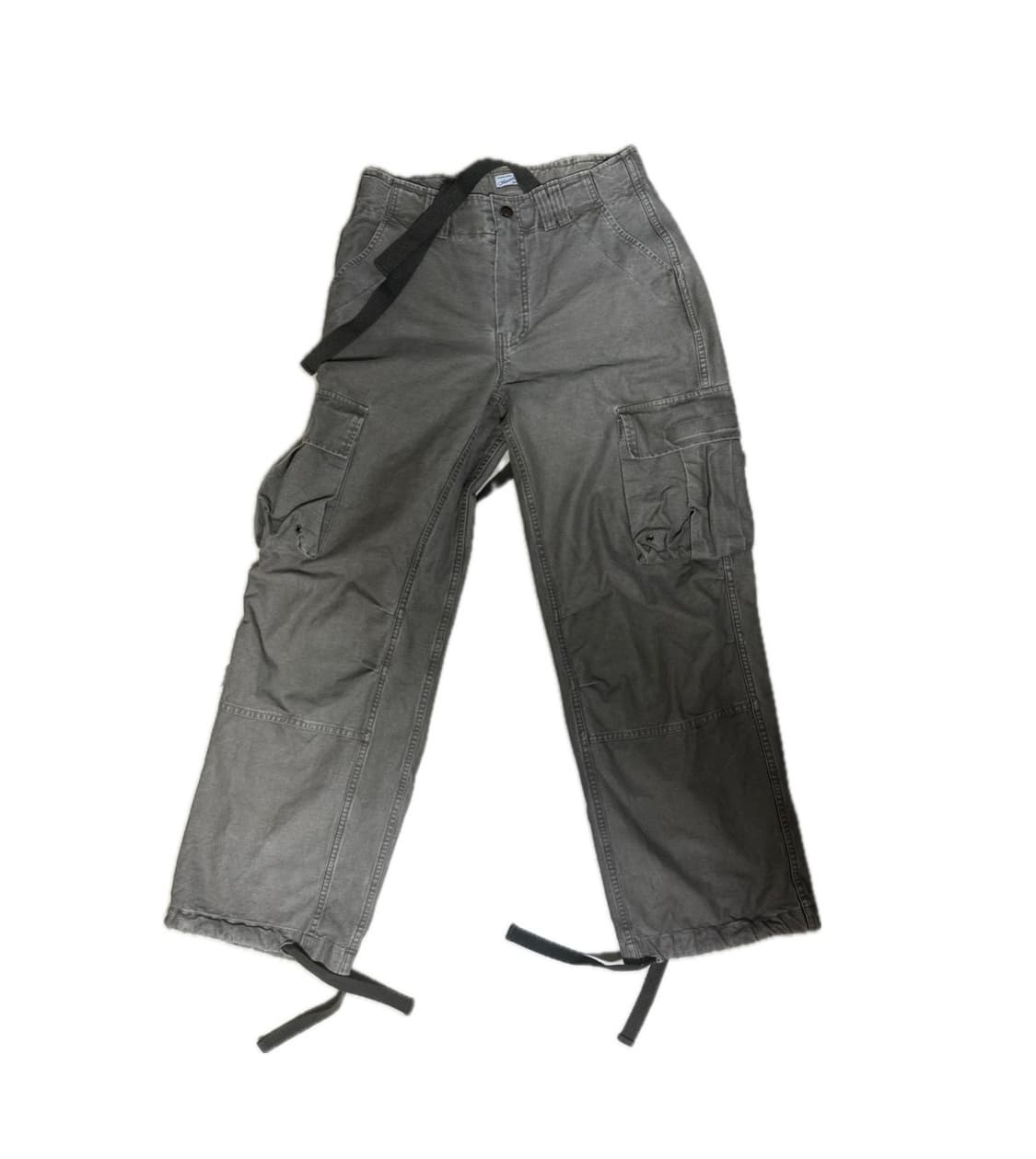 [주말동안]Tex Wide Work Pants (Washed Khaki) 상품이미지2
