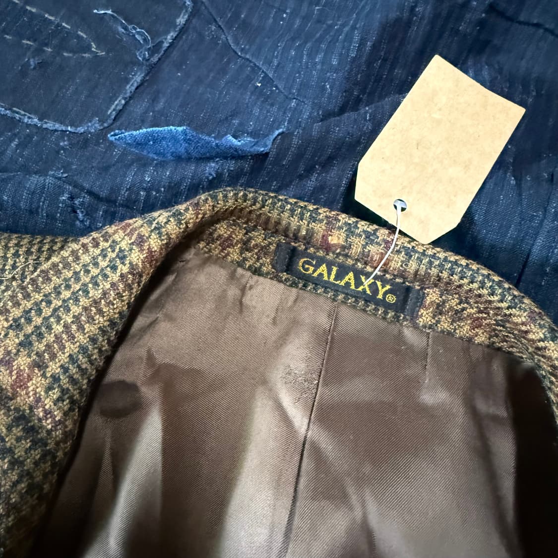 갤럭시 글렌 체크 울 자켓 103-105 상품이미지5