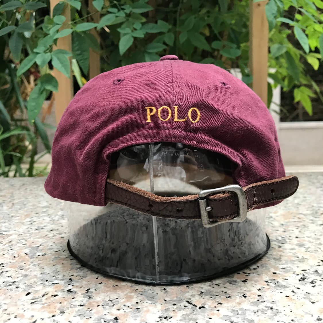 폴로 랄프로렌 볼캡 버건디 상품이미지4