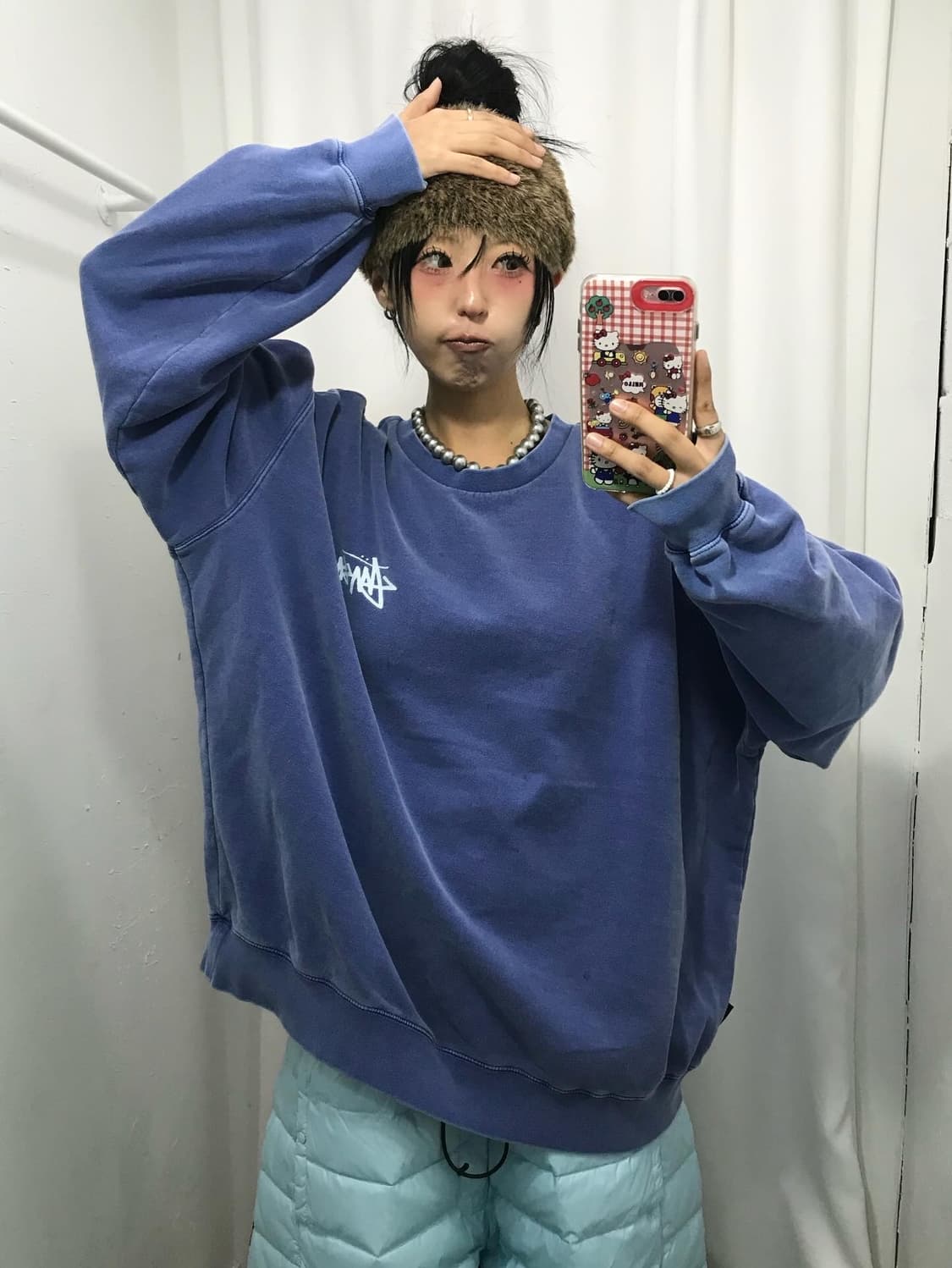 Stussy Logo Dyed Sweatshirts 상품이미지4