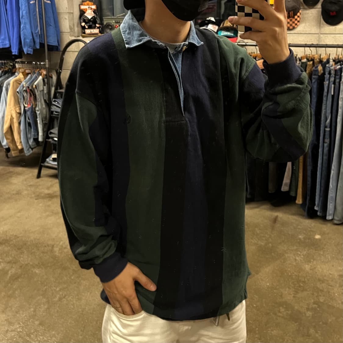 00s 노티카 스트라이프 럭비티 (105-110) 상품이미지5