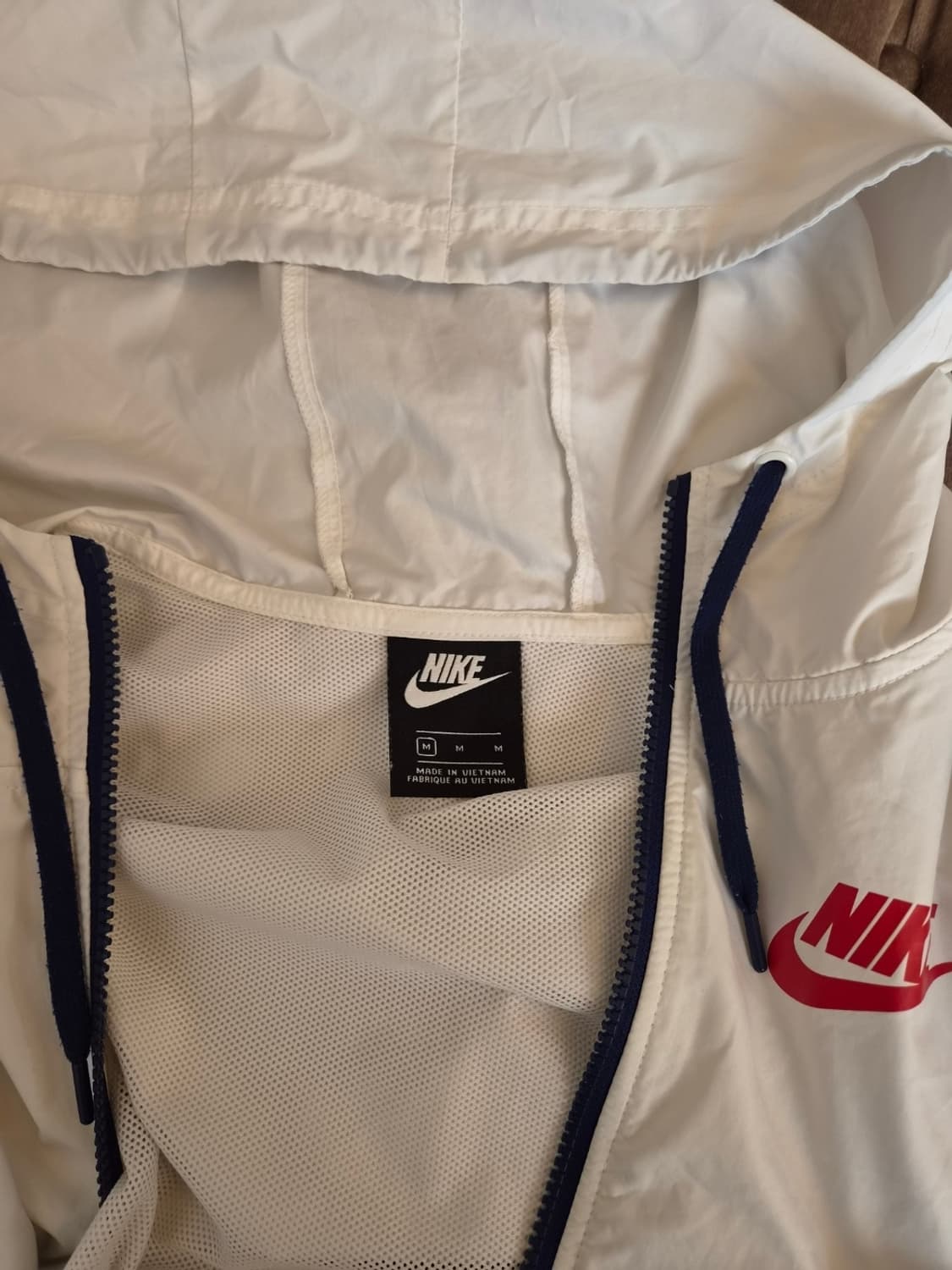 나이키 여성 배색후드바람막이점퍼 M사이즈 상품이미지7