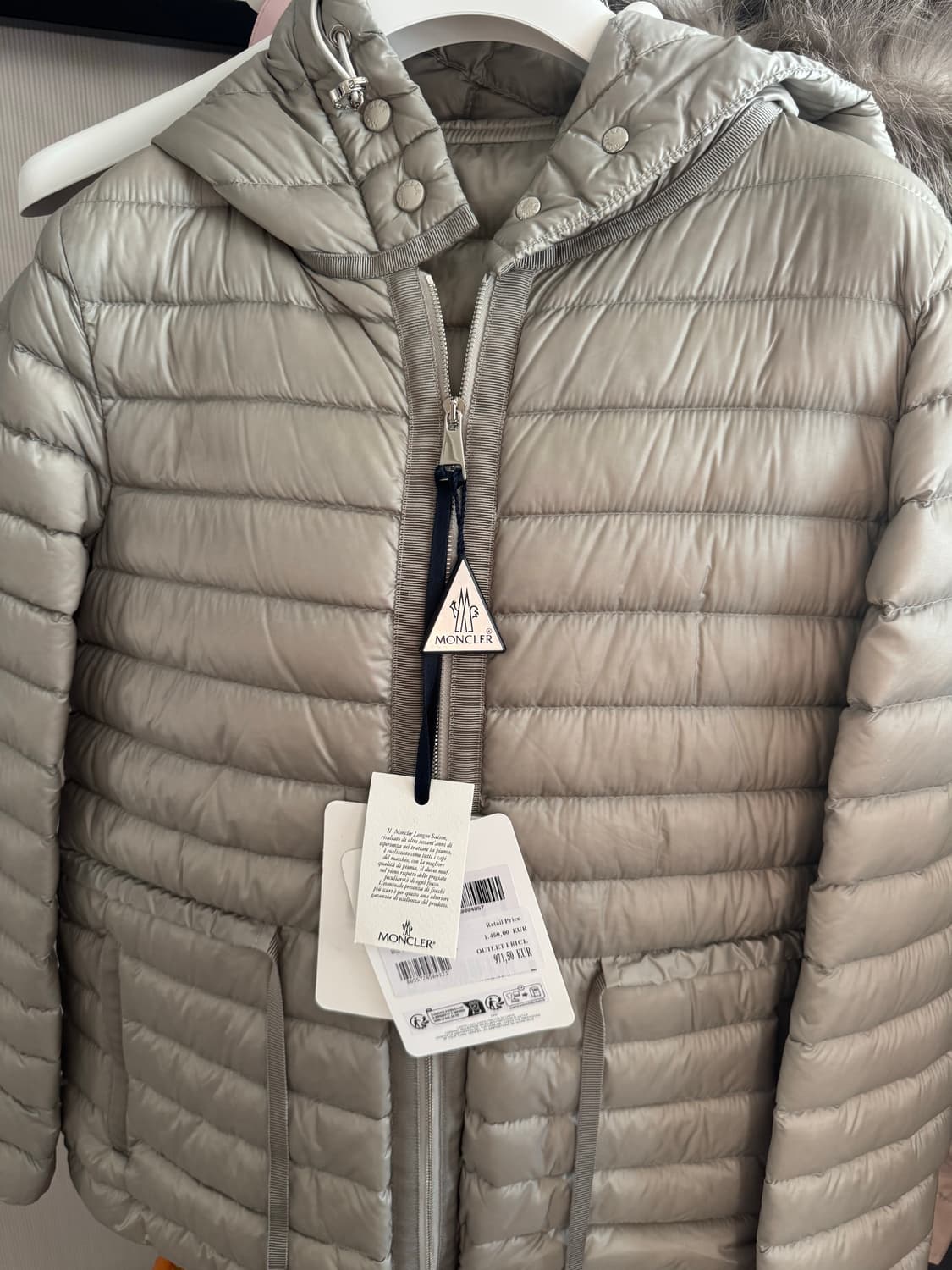 몽클레어 라이에 그레이 사이즈 1  상품이미지1