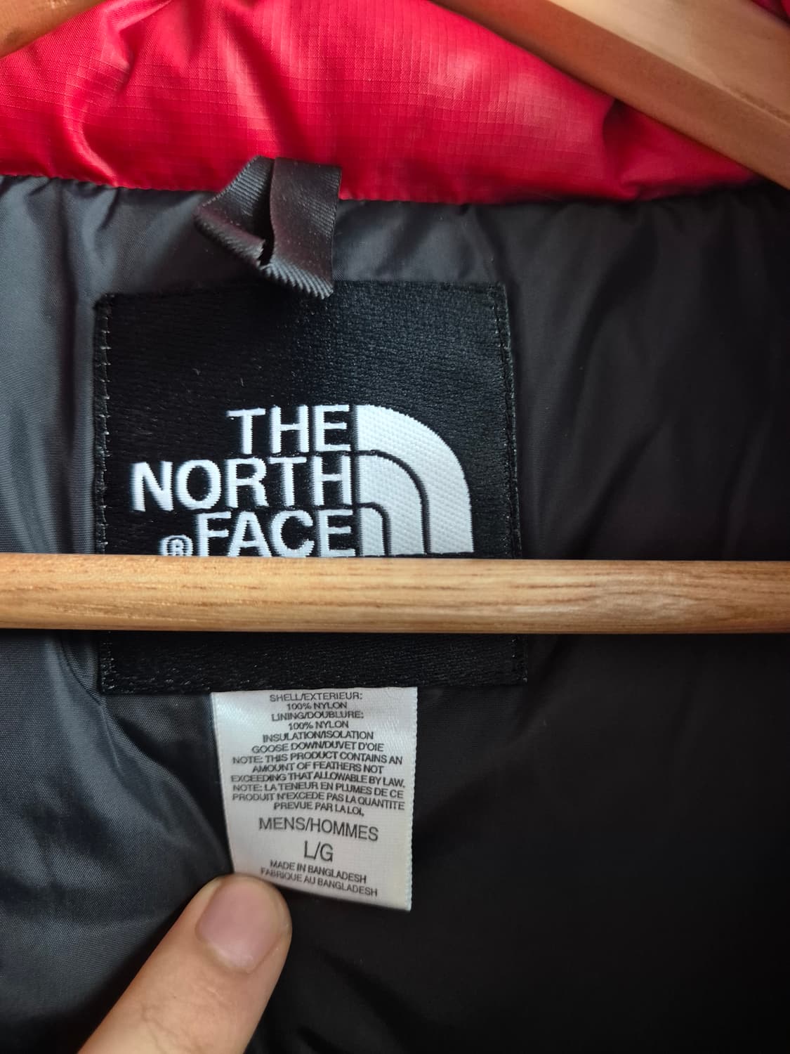 North Face 노스페이스 OG 눕시 700 검빨 센터로고 상품이미지4