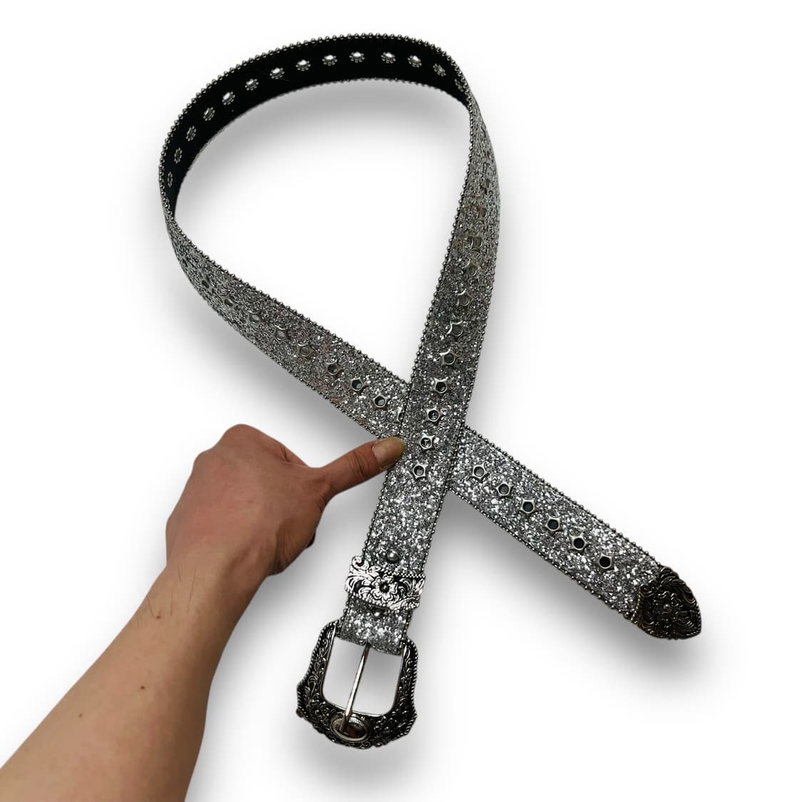 Crystal y2k Embedded Waist Belt  상품이미지5