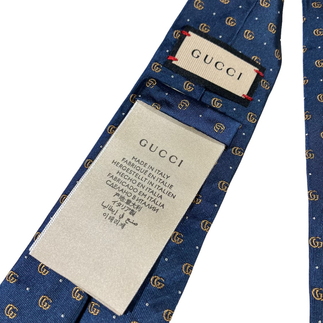 구찌 자가드 실크 넥타이 상품이미지4