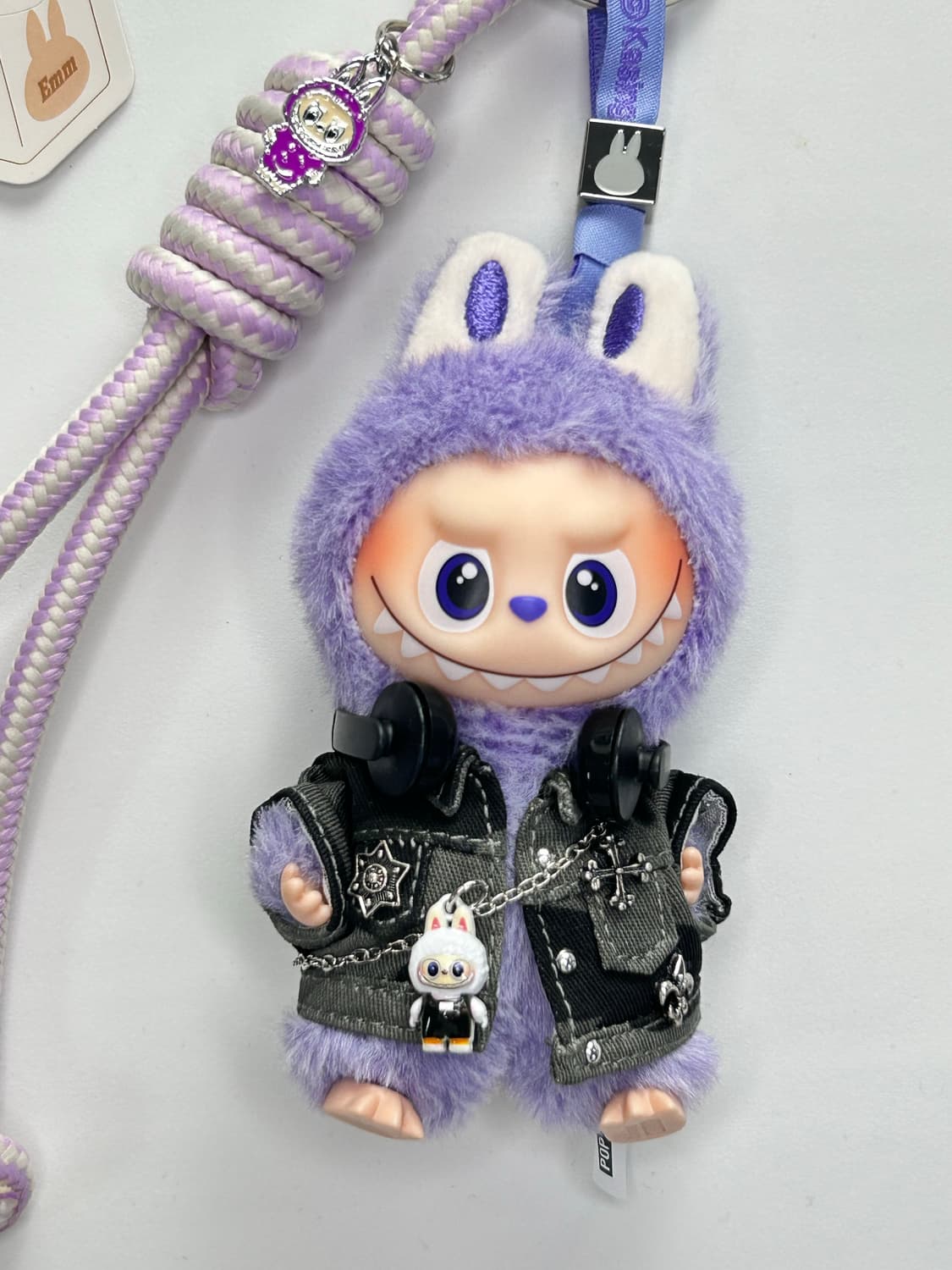 🙊미니라부부 내 마음속 비밀번호”?”커스텀키링 상품이미지2