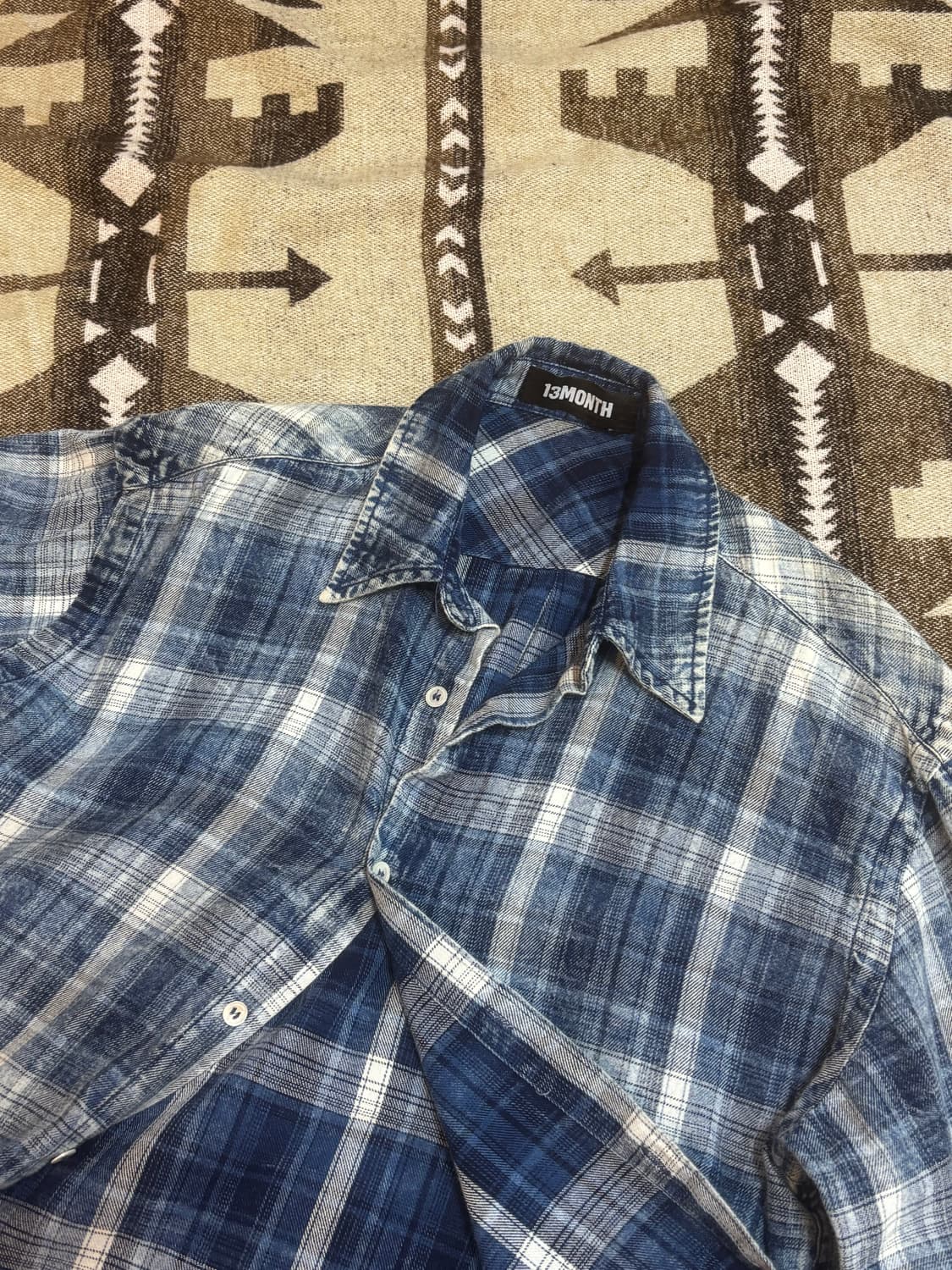 13MONTH 타탄 체크 셔츠 상품이미지7