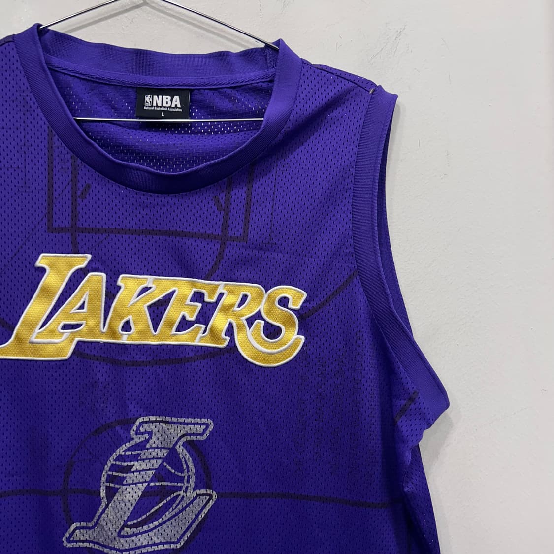 NBA LA레이커스 메쉬 라인 베스킷볼 져지 상품이미지1