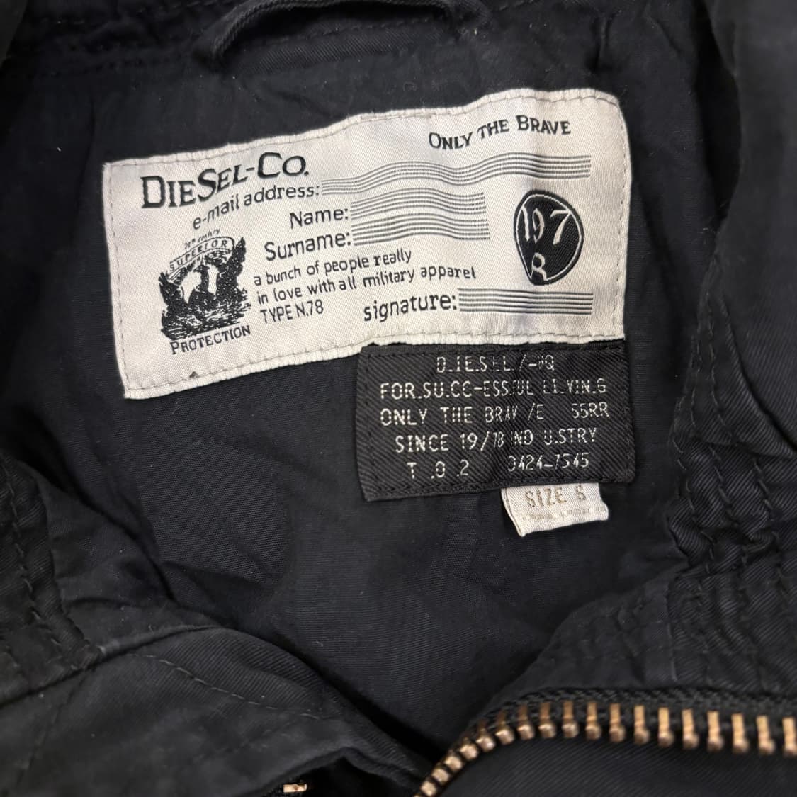 디젤 올드 야상 자켓 상품이미지3