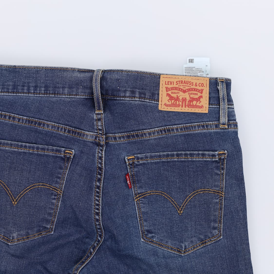 [W26 L28] 리바이스 여성 워싱 일자 데님팬츠 1211H2 상품이미지3