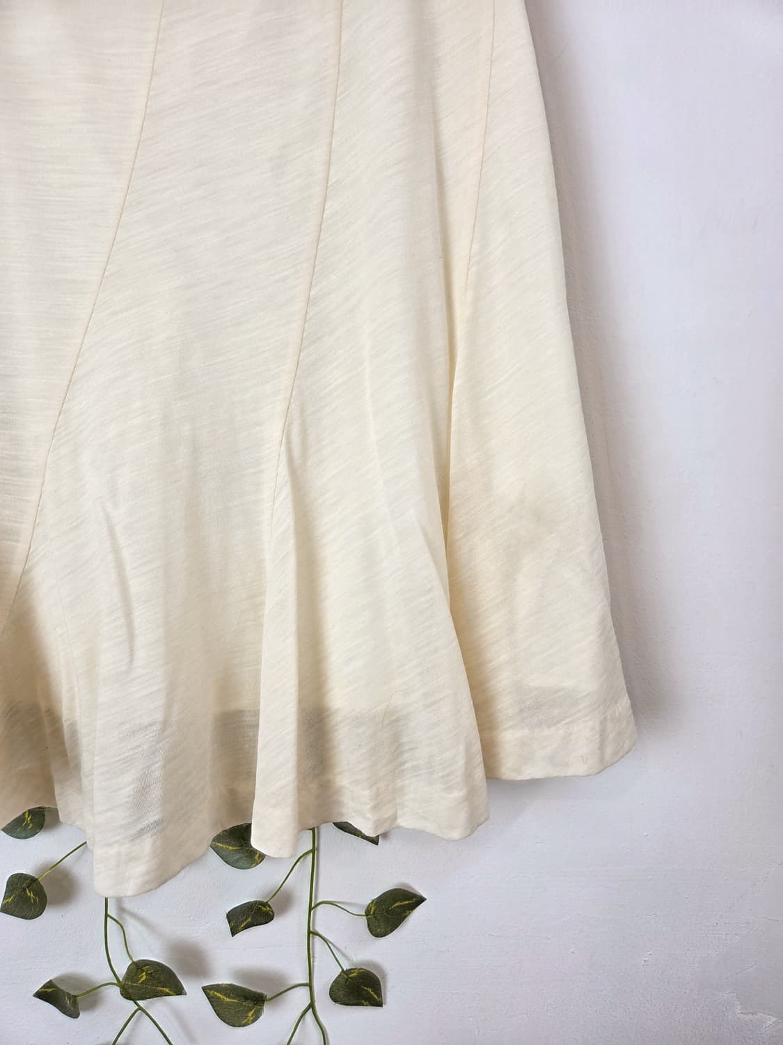 사선 미디 스커트 상품이미지3