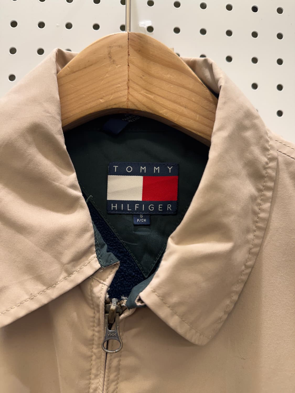 00s 타미힐피거 월계로고 트윌 코튼 해링턴 자켓 U44 상품이미지5