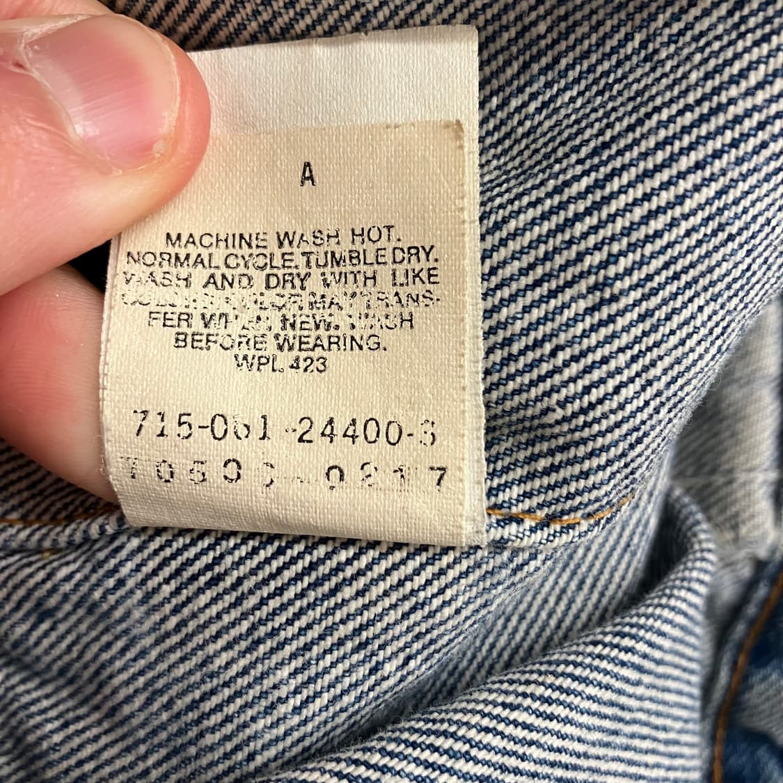 N86 usa 리바이스 데님 트러커 청자켓 70506 상품이미지6