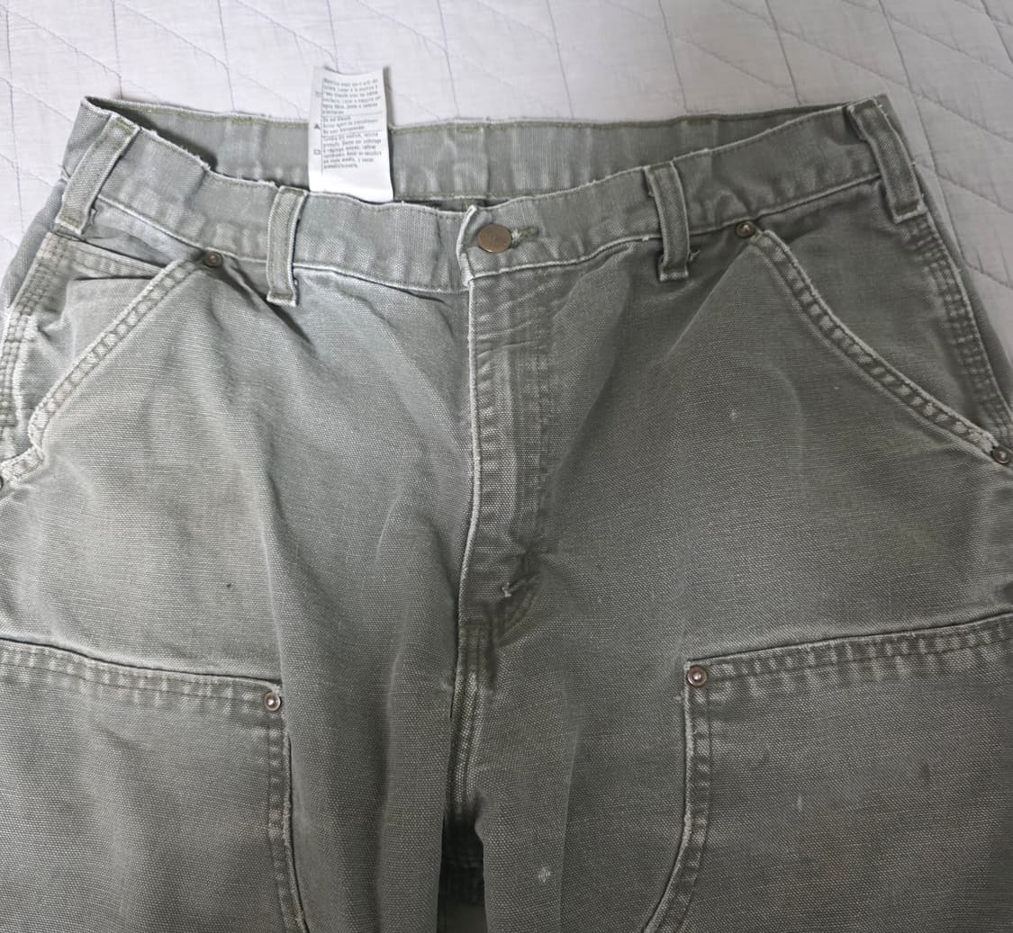 [34X36] 빈티지 칼하트 더블니 B136MOS 트래쉬드워크팬츠 M-1 상품이미지4