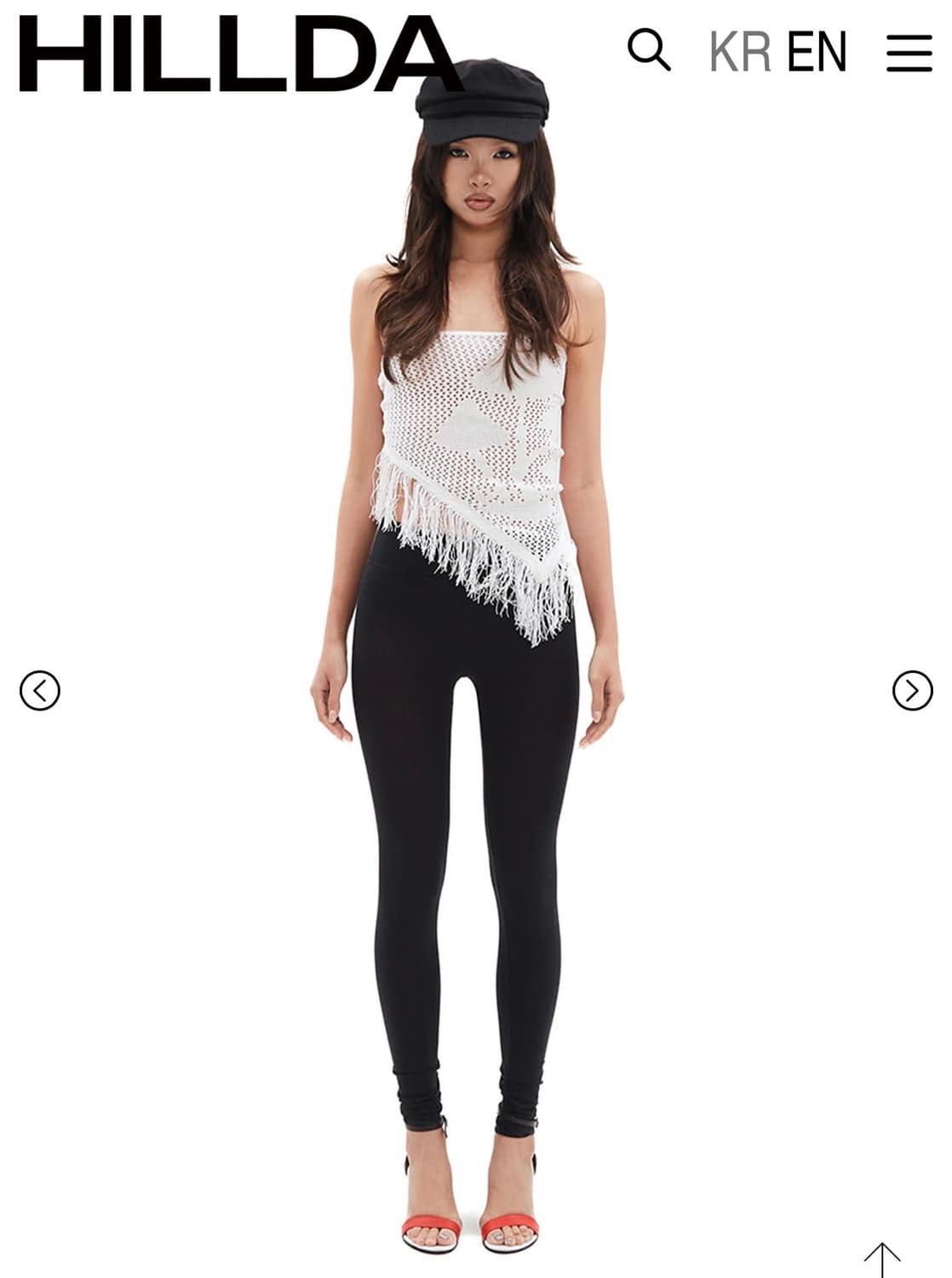 힐다 Hilda Crochet Mushroom Scarf 스카프 탑 상품이미지2