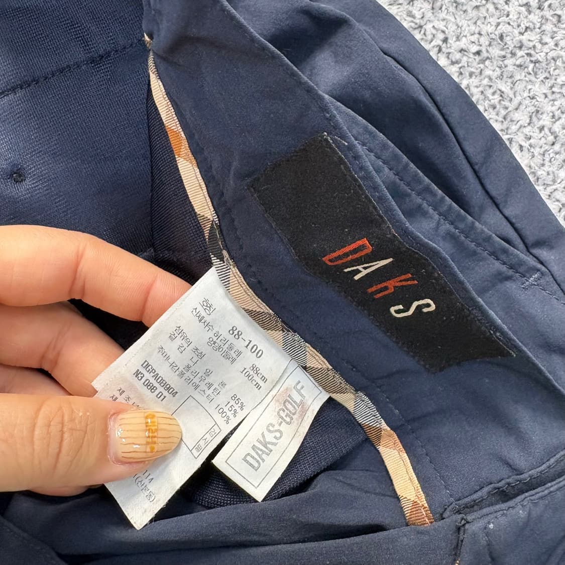 88 닥스 남성 골프 반바지 나일론 바지 0420J 상품이미지4