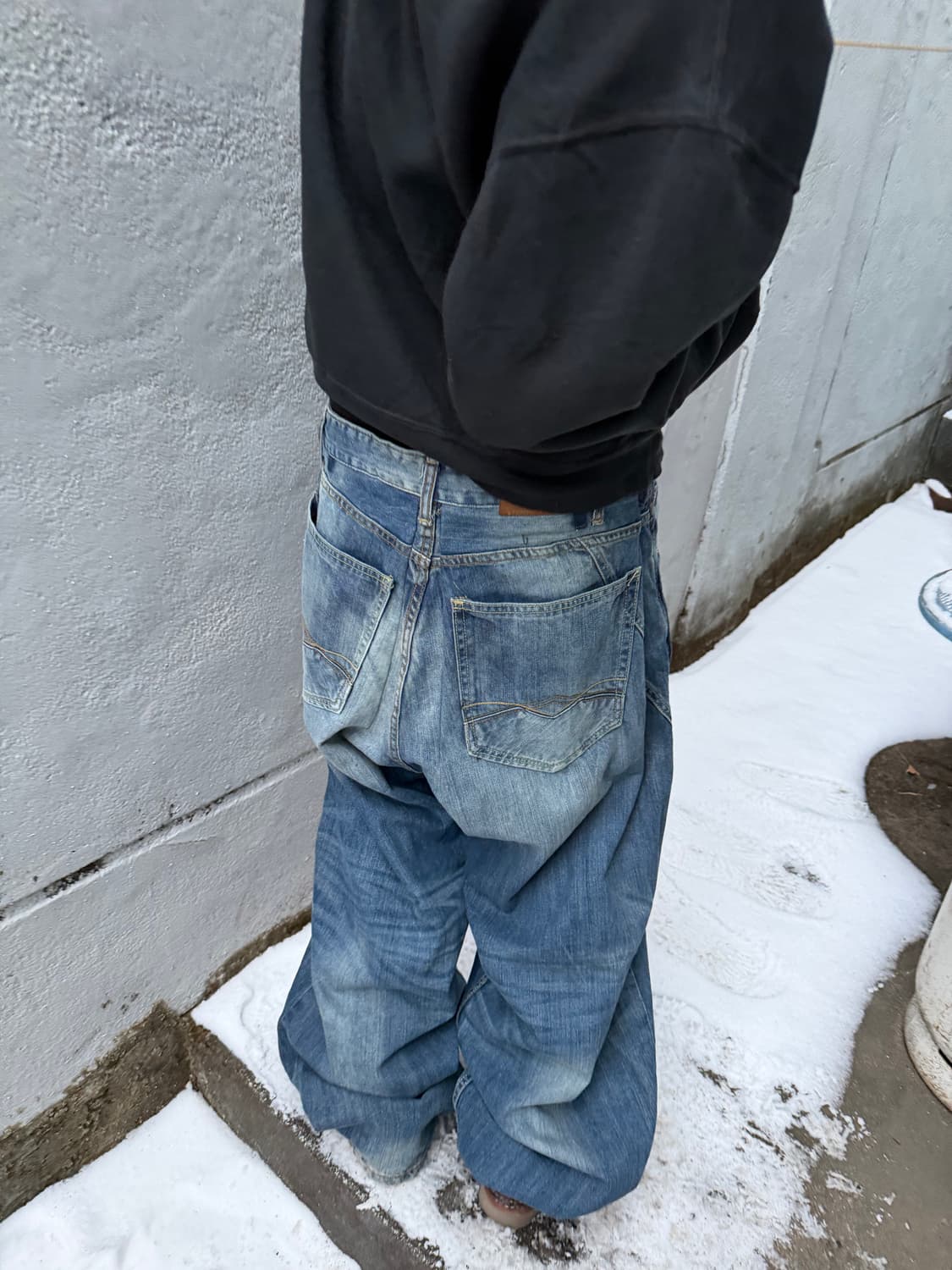 빈티지 자수 힙합팬츠 상품이미지2