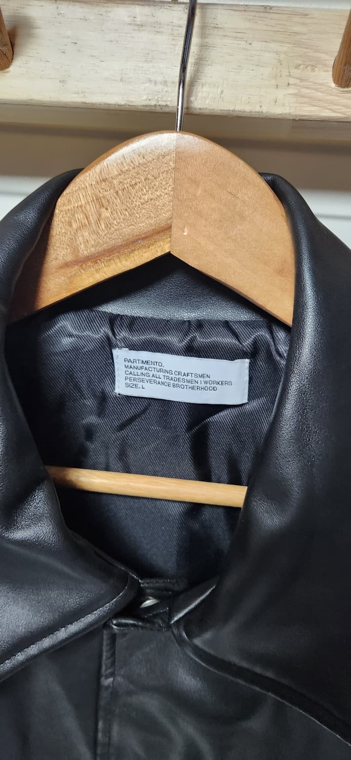 바르티멘토 레더 바시티 자켓 상품이미지7