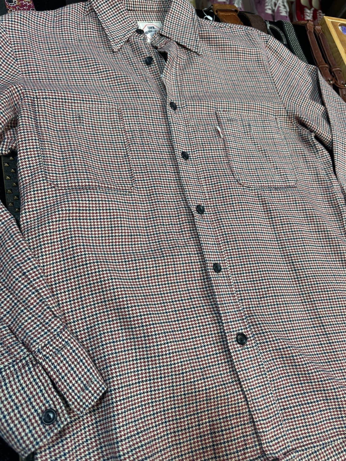 에드윈 빈티지 멀티 체크 투포켓 워크 셔츠 L 상품이미지1