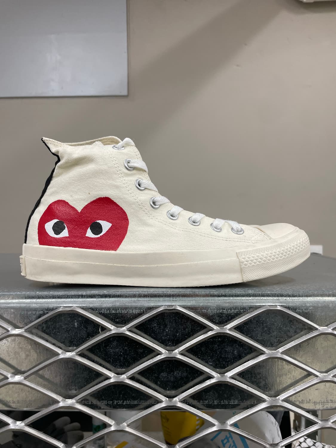 컨버스 x 플레이 꼼데가르송 하이 화이트 250 (gr-4141) 상품이미지4