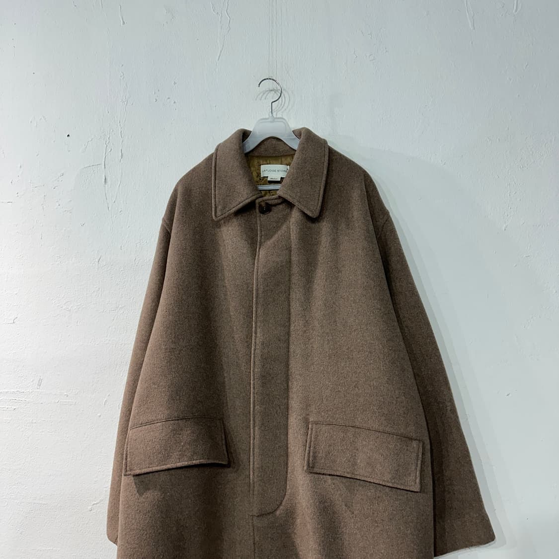 라퍼지스토어 울 오버핏 롱코트 상품이미지2