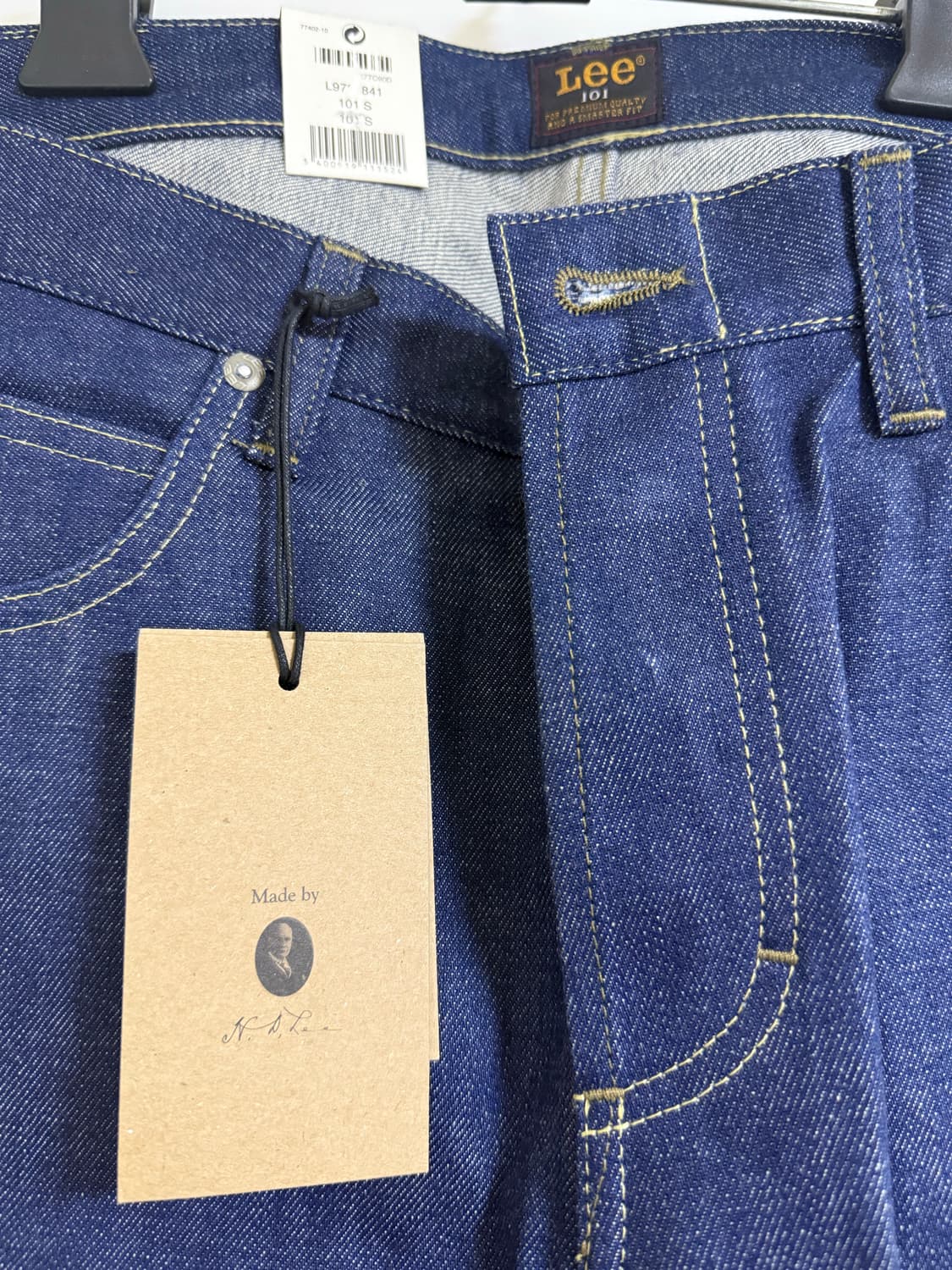Lee 101S 골드 셀비지 데님 (W34 L32) 상품이미지3