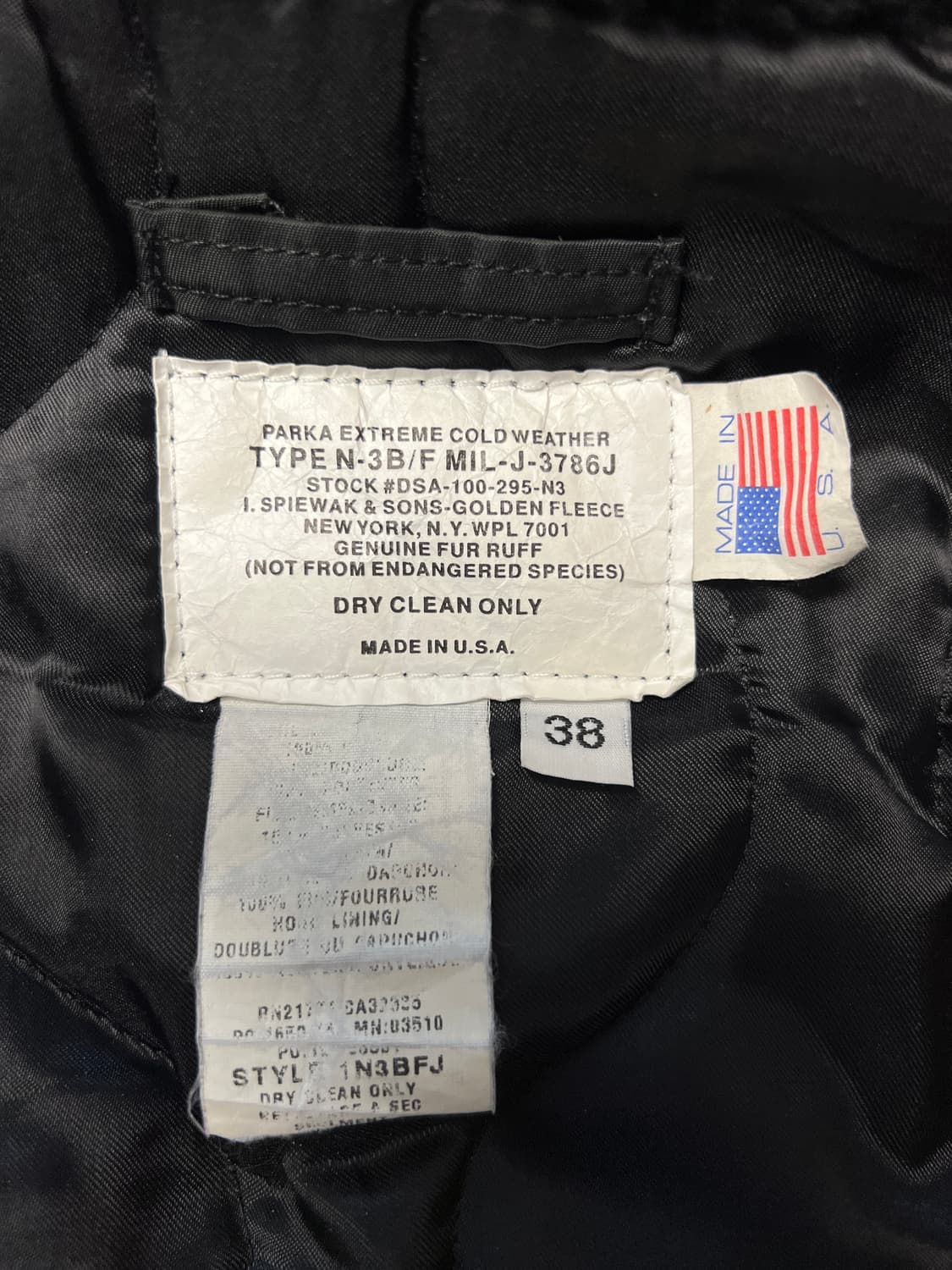 MADE IN USA 복각 N3B자켓 상품이미지3