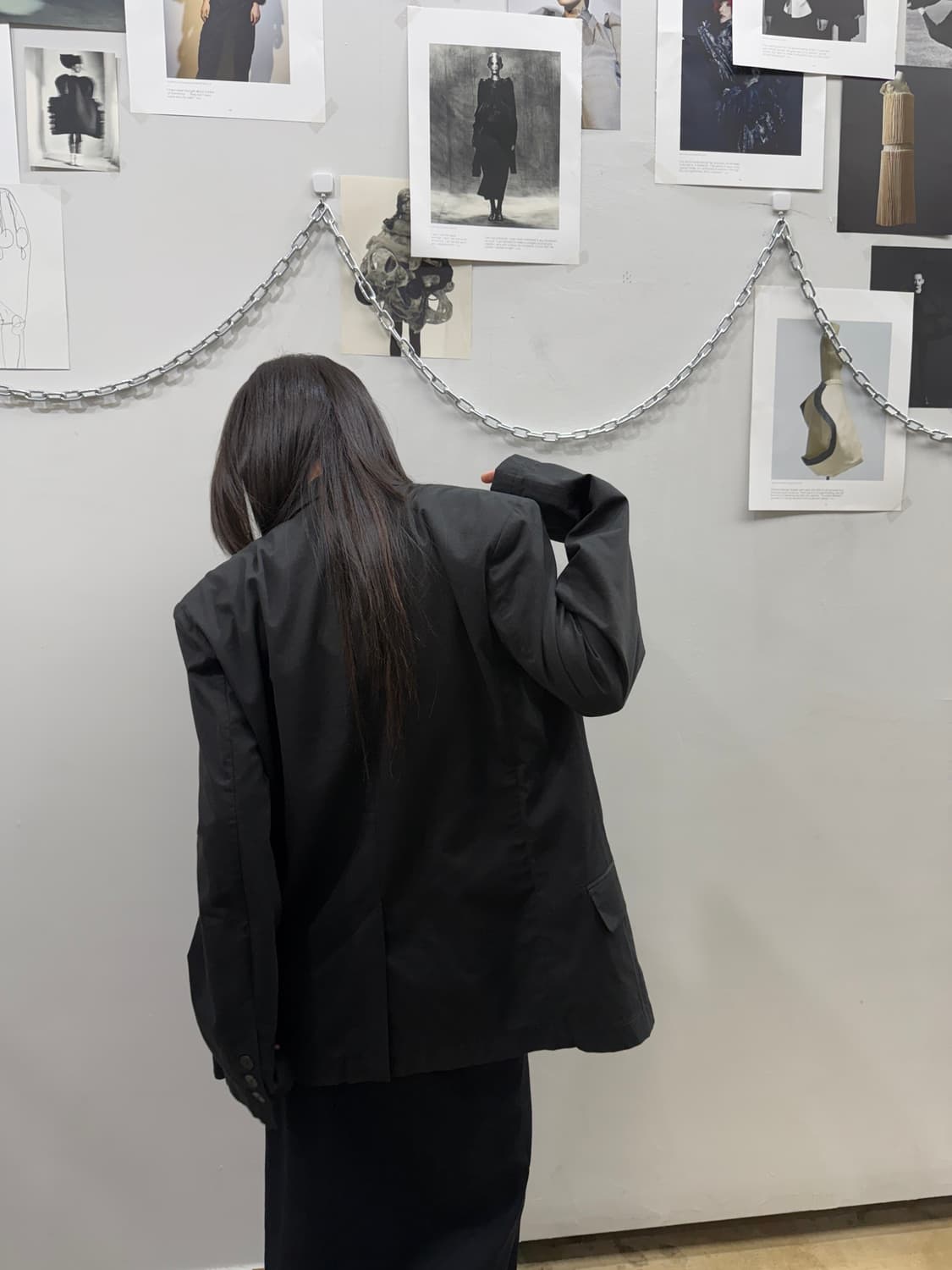 혜인서 블랙 시드 참 블레이저 상품이미지9