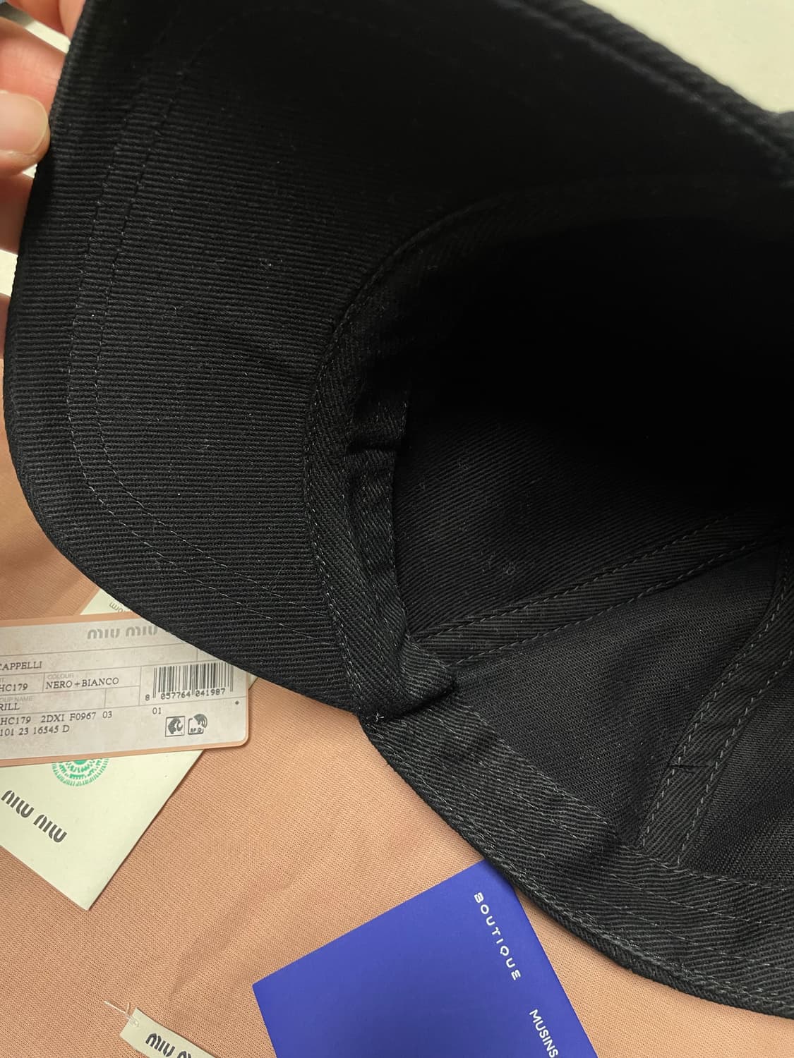 미우미우 장원영 볼캡 M사이즈 상품이미지3