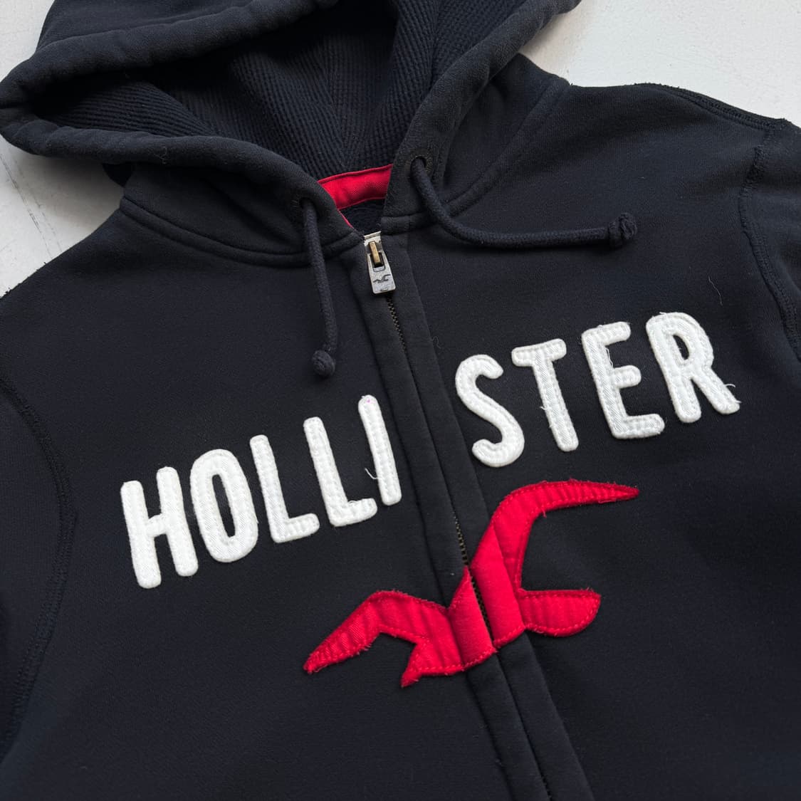 홀리스터 Y2K 아치로고 후드집업 상품이미지3